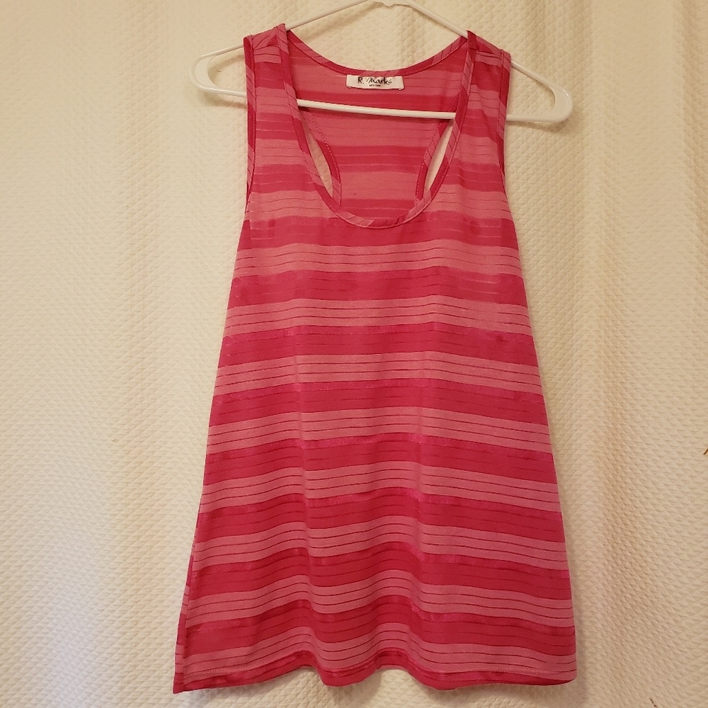 Multi pink stripped Summer tank